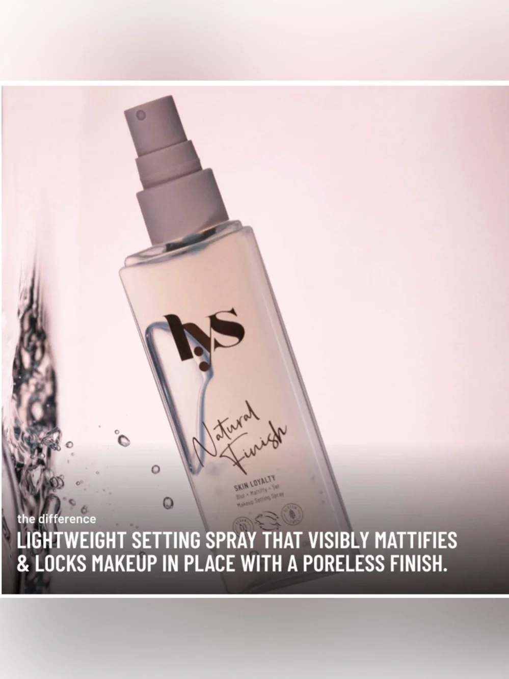 Lys Beauty Skin Loyalty Blur + Mattify + Set Makeup Setting Spray Full Size